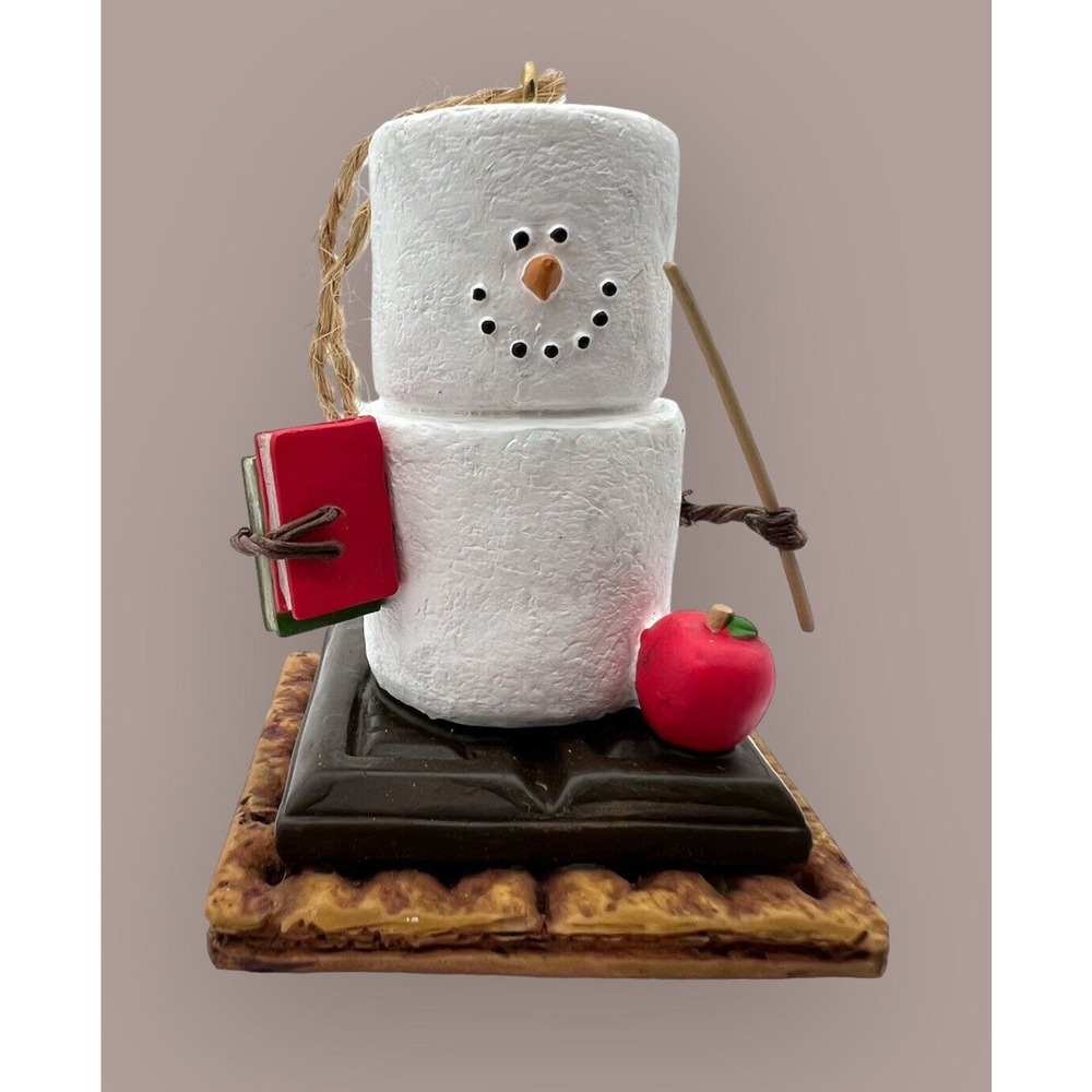 Midwest Cannon Falls Smores Teacher With Apple Books Education Gift Ornament